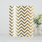 Golden Stripes Chevron Pattern (Standing Front)