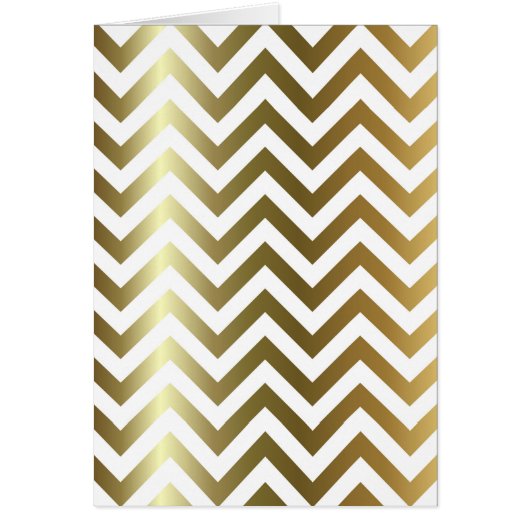 Golden Stripes Chevron Pattern Cards (Front)