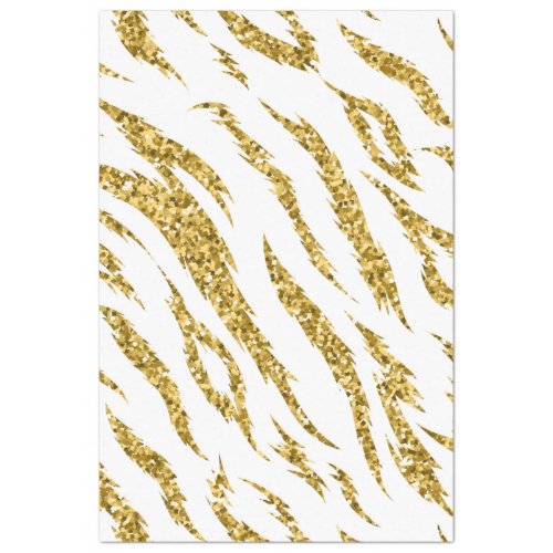 Golden stripes print stripes pattern tiger skin tissue paper