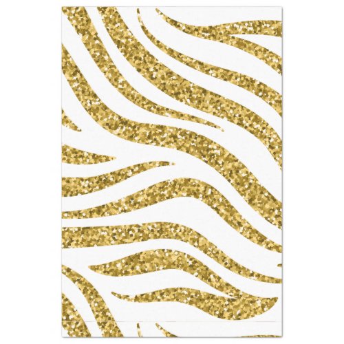 Golden stripes print tiger stripes pattern tissue paper