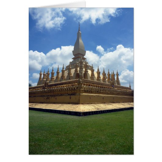 golden stupa laos cards (Front)