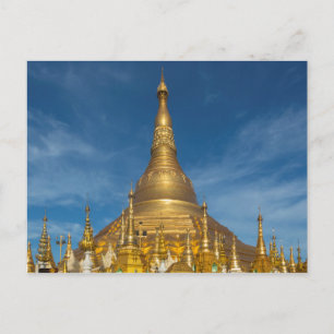 Golden Stupa Temple Postcard