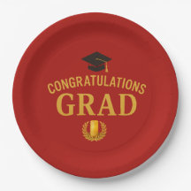 Golden Success Graduation Party Theme – Red & Gold