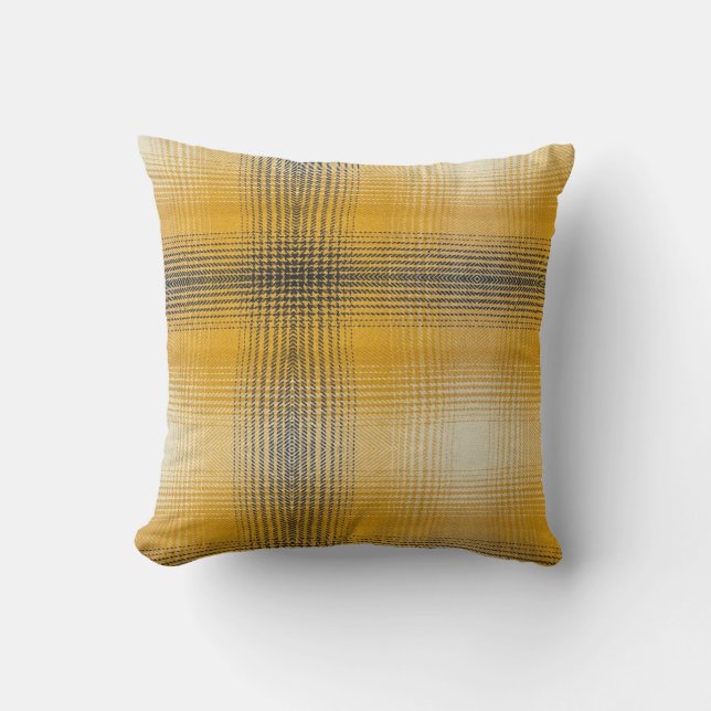 golden summer throw pillow (Front)