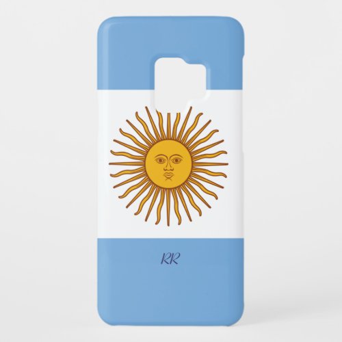 Golden Sun Argentina Flag Samsung Galaxy S3 Case