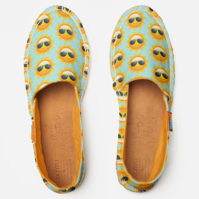 Golden Sun Canvas Afridrilles Shoes (Front)