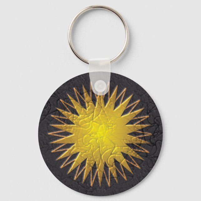 Golden Sun Keychain (Front)