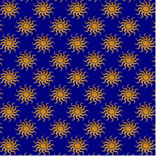 Golden Sun Pattern by Shirley Taylor Statuette