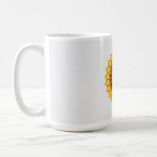 Golden sunburst  coffee mug