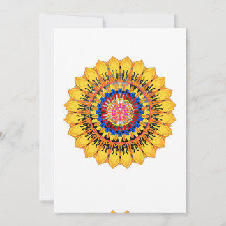 Golden sunburst - Envelope  Invitation