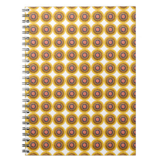 Golden sunburst  notebook