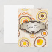 Golden Sunbursts with Nameplate (Front/Back)