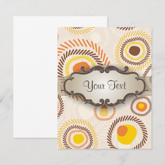 Golden Sunbursts with Nameplate (Front/Back)