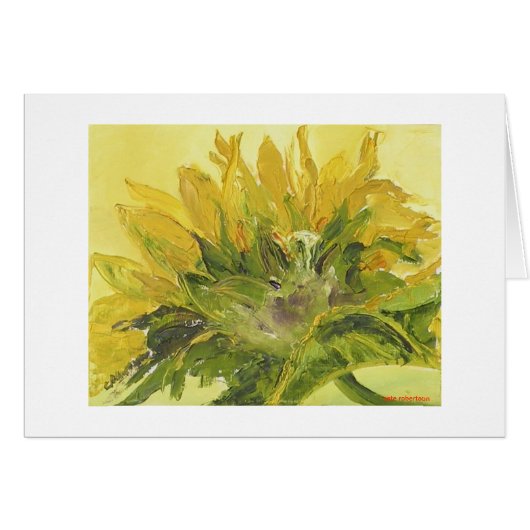 Golden Sunflower Cards (Front Horizontal)