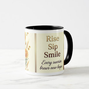 Golden Sunflower Harvest Coffee Mug