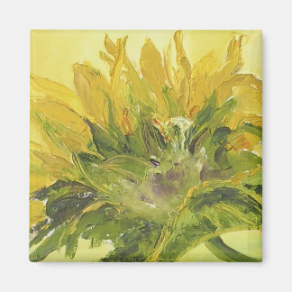 Golden Sunflower Magnet