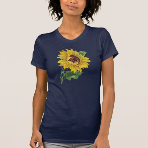 Golden Sunflower T_Shirt