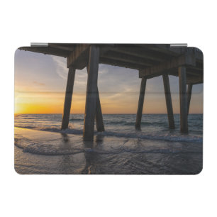 Golden Sunrise Under Pensacola Pier iPad Cover