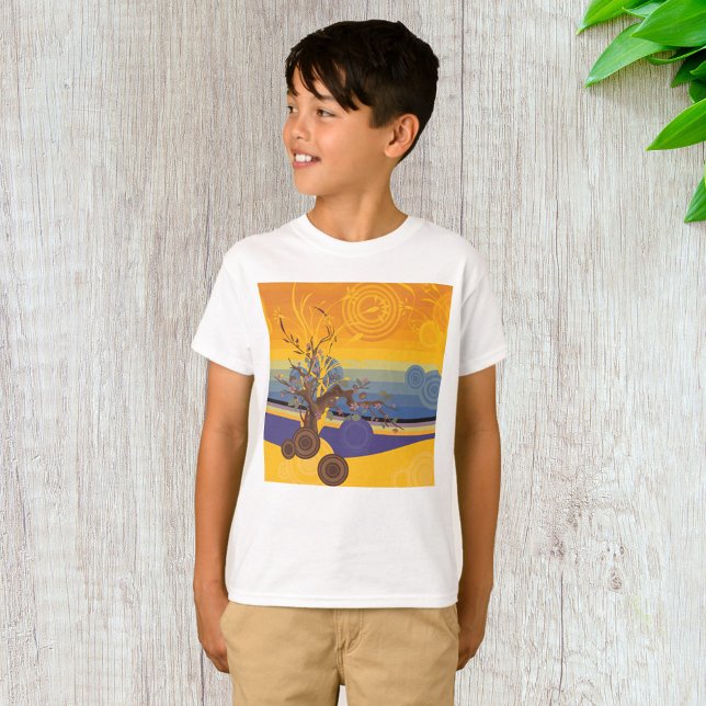 Golden Sunset Art T-Shirt (Creator Uploaded)