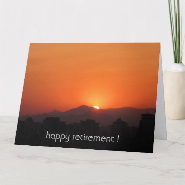 golden sunset big card (Front)