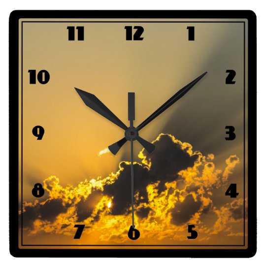 clock until sunset