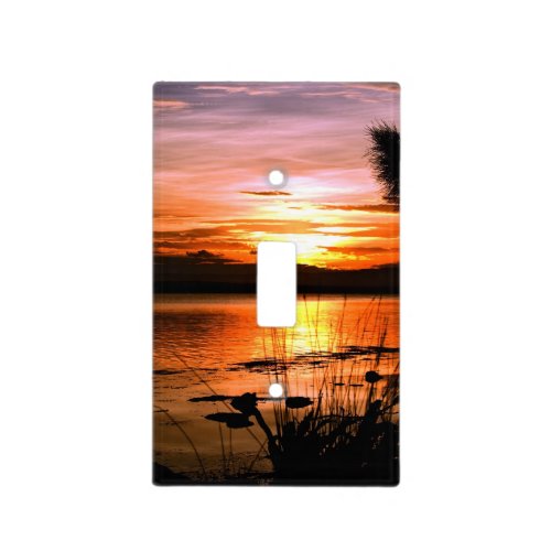 Golden Sunset Light Switch Cover