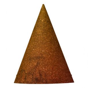 Golden Sunset Party Hat - Customizable & Elegant