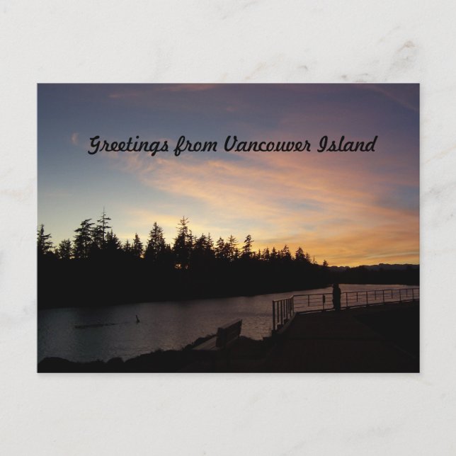 Golden Sunset Postcard (Front)