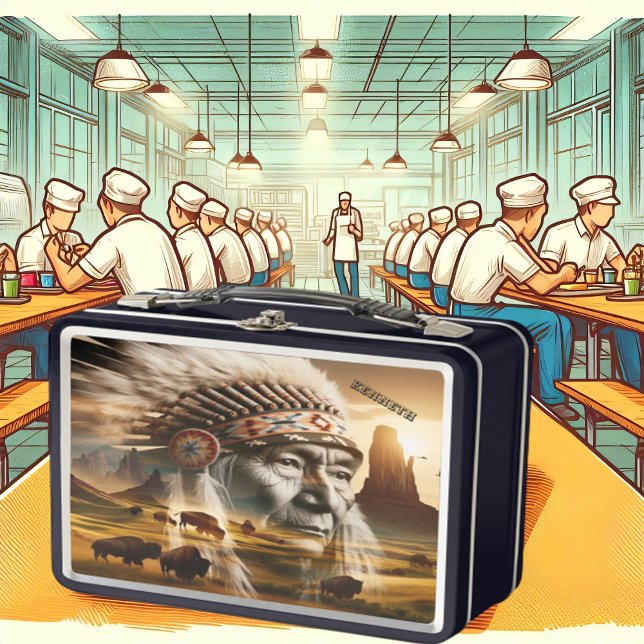 Golden Sunset Warrior Collector Metal Lunch Box (Creator Uploaded)