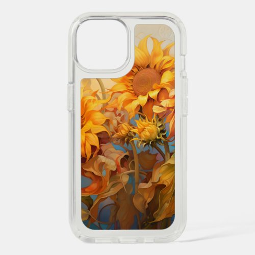 Golden Sunshine Blossom Bouquet iPhone 15 Case