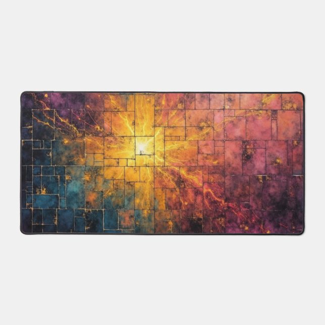 Golden SuperNova Desk Mat (Front)