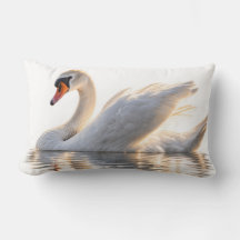 Golden Swan on Water