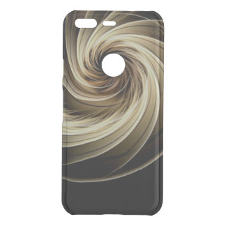 Golden Swirl Across Black  Uncommon Google Pixel Case