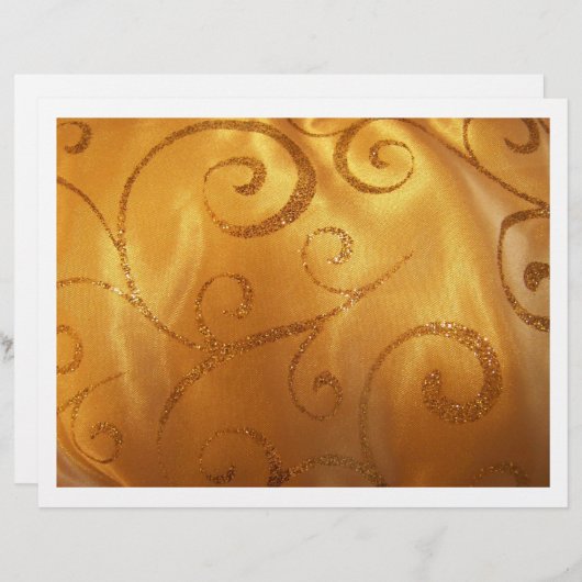 Golden swirl Letterhead (Front/Back)