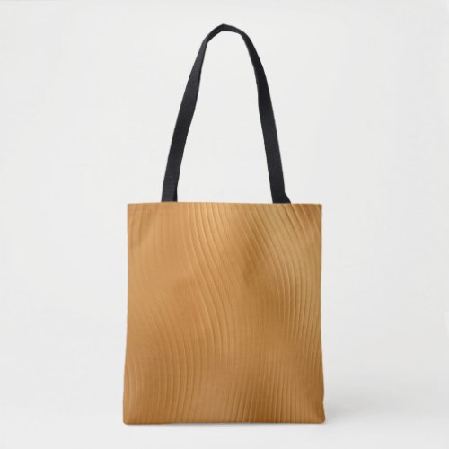 Golden Swirl Pattern Tote Bag