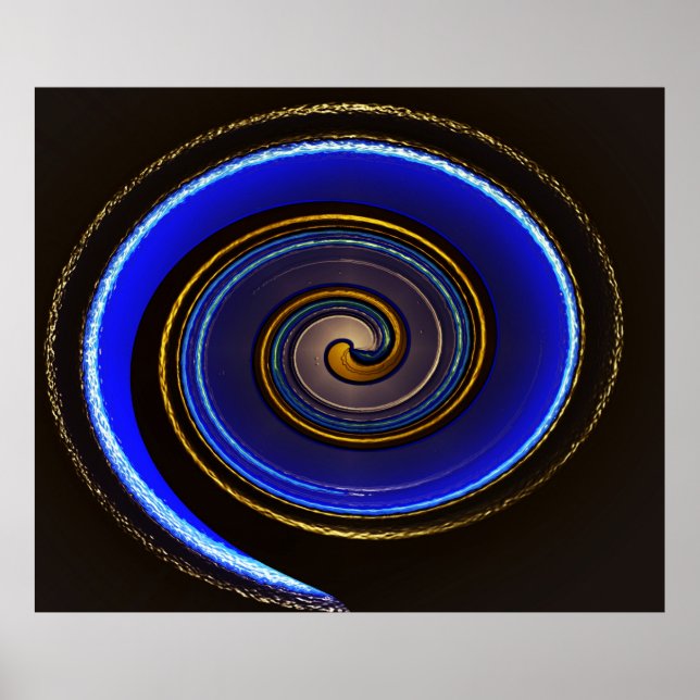 Golden Swirl Poster (Front)