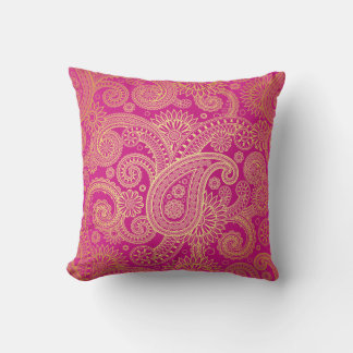 Golden Swirls American Mojo Pillow
