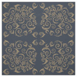 Golden Swirls Fabric