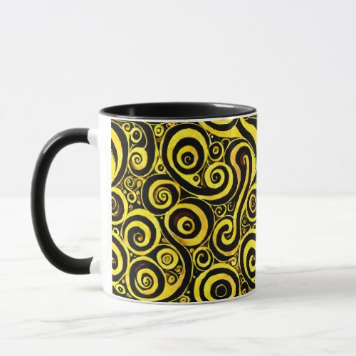 Golden Swirls Mug