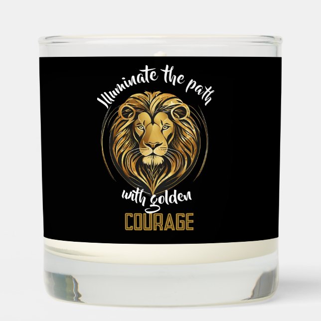 Golden Symbol of Resilience Scented Candle (Front)