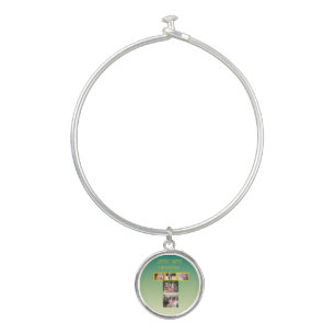 Golden T-Form Memory Bangle Bracelet