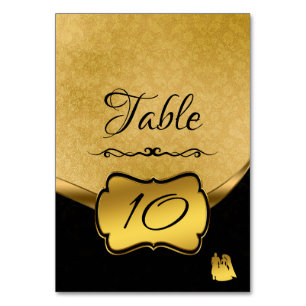 Golden Table Number