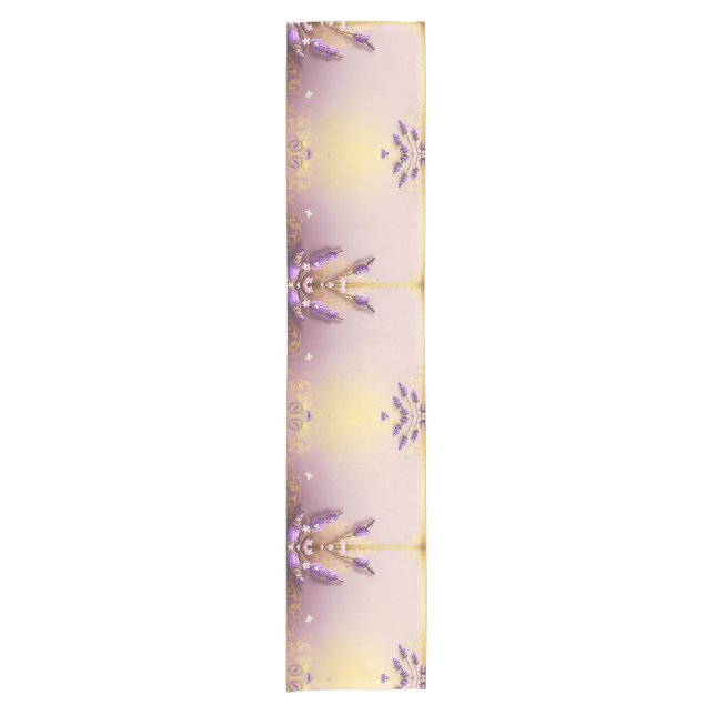 Golden Tablerunner Mel Mae Schmidt Stationery Short Table Runner (Front)