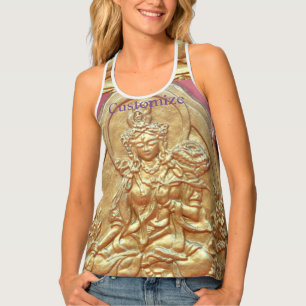 Golden Tara Buddha Thunder_Cove Tank Top