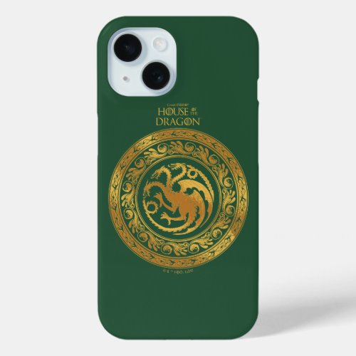 Golden Targaryen Crest iPhone 15 Case