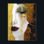 Golden Tears, Gustav Klimt  Postcard<br><div class="desc">Recoloring Gustav Klimt painting "Golden tears"</div>