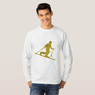 Golden Telemark skiing Long Sleeve T-Shirt