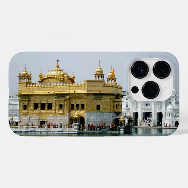 Golden Temple iPhone Case - Amritsar Photo Design (Back (Horizontal))