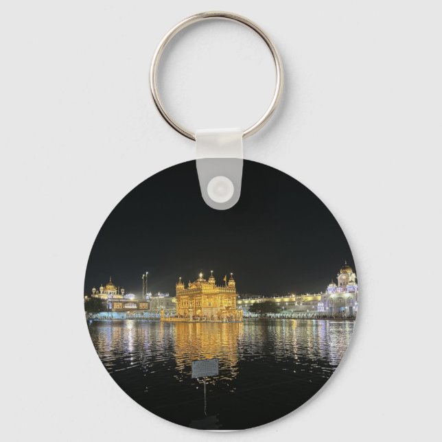 golden temple Keychain  (Front)