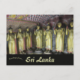 Golden Temple of Dambulla Sri Lanka Postcard